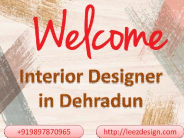 Interior designer dehradun