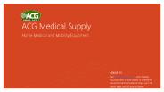 Home Medical And Mobility Equipment | ACG Medical Supply