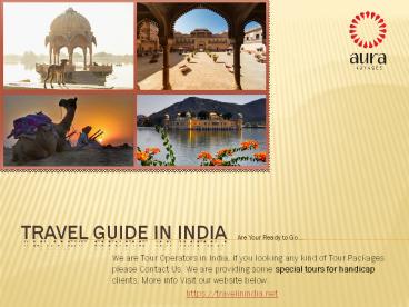 Rajasthan Tour guide in India