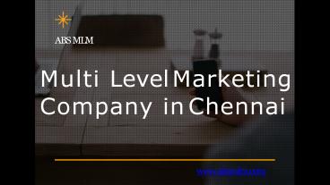 MLM Software Solutions Chennai | ABS MLM