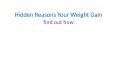 weight gain PowerPoint PPT Presentation
