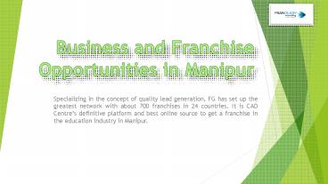 Business Opportunity in Manipur