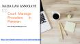 Expert Court Marriage Lawyer For Court Marriage In (Lahore) Pakistan PowerPoint PPT Presentation