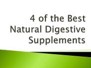 4 of the Best Natural Digestive Supplements
