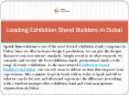 Leading Exhibition Stand Builders in Dubai PowerPoint PPT Presentation