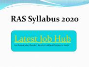 Rajasthan RAS Syllabus 2020