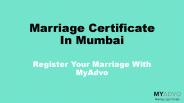 Apply For Marriage Certificate In Mumbai
