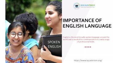 Best English Language Institute in Varanasi - SquadVision