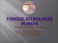 Famous Astrologer in India Provides Most Efficient Astrology Service PowerPoint PPT Presentation