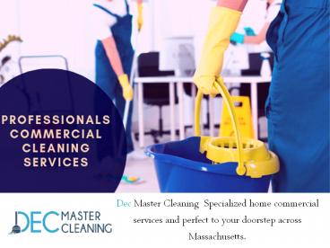 How Do I Select Best Commercial House Cleaning Services