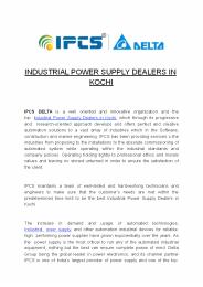 INDUSTRIAL POWER SUPPLY DEALERS IN KOCHI