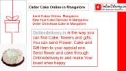Send Best Cakes Online in Mangalore