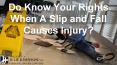 Do Know Your Rights  When A Slip and Fall Causes Injury? PowerPoint PPT Presentation