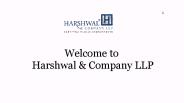 Virtual Bookkeeping Services Provider USA – Harshwal & Company LLP