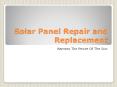 Solar Panel System Repair Service NJ PowerPoint PPT Presentation