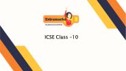 Solve Previous Year Papers for ICSE Class 10 Physics