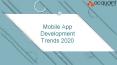 Future Mobile App Development Trends 2020 PowerPoint PPT Presentation