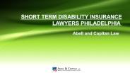 Short Term Disability Insurance Lawyers Philadelphia