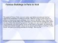 Best Buildings in Paris PowerPoint PPT Presentation