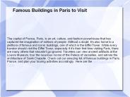 Best Buildings in Paris