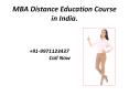 MBA in Distance Education Course in India. PowerPoint PPT Presentation