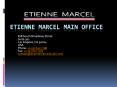 Etienne Marcel Denim PowerPoint PPT Presentation