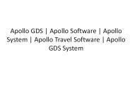 Apollo GDS (2)