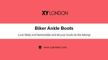 Biker Ankle Boots - New Go-to Boot This Season.