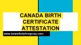 Canada Birth Certificate Attestation PowerPoint PPT Presentation