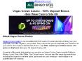 Vegas Crown Casino - 100% Deposit Bonus - Best New Casino Site UK PowerPoint PPT Presentation