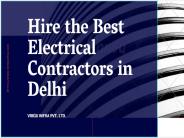 Best Electrical Contractors Services in Delhi