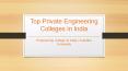 Top Private Engineering Colleges in India - Avantika University PowerPoint PPT Presentation