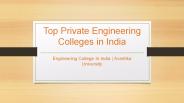 Top Private Engineering Colleges in India - Avantika University
