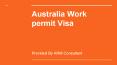 Which method is the best to apply Australia work visa? PowerPoint PPT Presentation