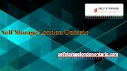 Self Storage London Ontario 