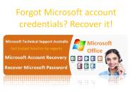 Forgot Microsoft account credentials? Recover it!