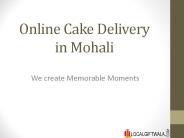 Online Cake and Flower Delivery in Mohali
