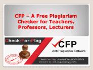 Free online plagiarism checker for teachers