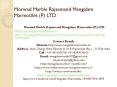 Morwad Marble Rajsamand Mangalam Marmotiles (P.) LTD. PowerPoint PPT Presentation