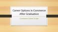 Career Options in Commerce after Graduation PowerPoint PPT Presentation