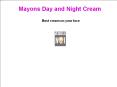 Mayons Day and Night Cream (1) PowerPoint PPT Presentation