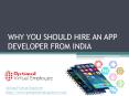 Why you should hire an app developer from India PowerPoint PPT Presentation