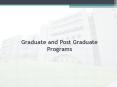 Graduate and Post Graduate Programs | Marwadi University PowerPoint PPT Presentation