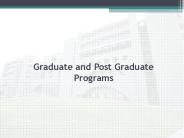 Graduate and Post Graduate Programs | Marwadi University