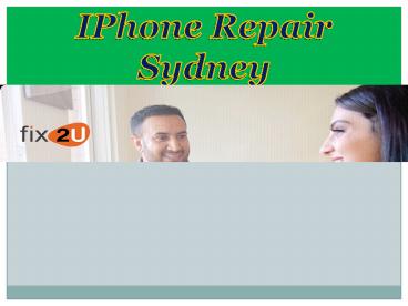 IPhone Repair Sydney