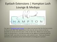 Eyelash Extensions | Hampton Lash Lounge & Medspa