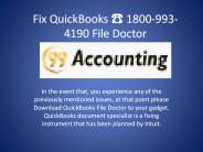 Resolve Download QuickBooks File Doctor (1)