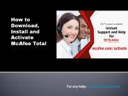 How to Download, Install and Activate McAfee Total