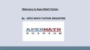Math Tuition in Singapore