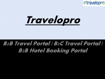 B2C Travel Portal